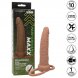 Foto 1: VIBRADOR REAL�STICO CALIFORNIA EXOTICS - PERFORMANCE MAXX RECHARGABLE DUAL PENETRATOR CASTANHO COR PELE