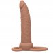 Foto 2: VIBRADOR REAL�STICO CALIFORNIA EXOTICS - PERFORMANCE MAXX RECHARGABLE DUAL PENETRATOR CASTANHO COR PELE