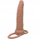 Foto 3: VIBRADOR REAL�STICO CALIFORNIA EXOTICS - PERFORMANCE MAXX RECHARGABLE DUAL PENETRATOR CASTANHO COR PELE