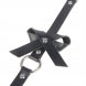 Foto 5: SUBBLIME - LEATHER CHAINLEG HARNESS BLACK ONE SIZE