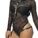 Foto 1: SUBBLIME - BODY HARNESS ADJUSTABLE STRAPS LEATHER BLACK ONE SIZE