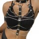 Foto 0: SUBBLIME - CHEST HARNESS LEATHER CHAINS BLACK ONE SIZE