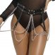Foto 0: SUBBLIME - LEATHER RING CHAINBELT BLACK ONE SIZE