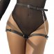 Foto 0: SUBBLIME - LEATHER BELT HARNESS BLACK ONE SIZE
