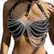 Foto 1: SUBBLIME - CHEST HARNESS WITH BIG RING CHAINS ONE SIZE