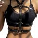 Foto 0: SUBBLIME - LEATHER RING CHEST HARNESS BLACK ONE SIZE