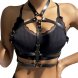 Foto 1: SUBBLIME - LEATHER RING CHEST HARNESS BLACK ONE SIZE