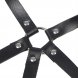 Foto 5: SUBBLIME - LEATHER RING CHEST HARNESS BLACK ONE SIZE