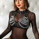 Foto 7: SUBBLIME - HARNESS BRA AND NECKLACE WITH CHAINS ONE SIZE