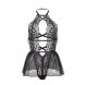 Foto 4: TEDDY SUBBLIME - HALTER NECK BARE BACK LACE PRETO S/M