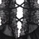 Foto 6: TEDDY SUBBLIME - HALTER NECK BARE BACK LACE PRETO S/M
