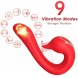 Foto 0: VIBRADOR ARMONY - DELFIN MULTIPOSITION & HEAT EFFECT VERMELHO