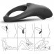 Foto 4: ANEL VIBRAT�RIO COM COMANDO REMOTO ARMONY - SHARK PARA COUPLES PRETO