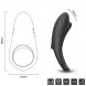 Foto 5: ANEL VIBRAT�RIO COM COMANDO REMOTO ARMONY - SHARK PARA COUPLES PRETO