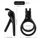 Foto 2: ANEL VIBRAT�RIO ARMONY - TRAVELER DOUBLE PARA COUPLES RABBIT PRETO