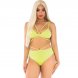 Foto 0: CONJUNTO LEG AVENUE - TOP & CUECAS AMARELO COM STRAPS