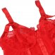 Foto 5: TEDDY SUBBLIME - COM GARTER STRAP DETAIL CHEST VERMELHO S/M