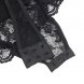 Foto 4: TEDDY SUBBLIME - COM GARTER COM LACE DETAIL E STRIPS PRETO S/M