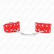 Foto 0:  KINK - WRISTBANDS COM DOUBLE LINE OF ADJUSTABLE STUDS VERMELHO