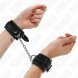Foto 3:  KINK - SNAKE PATTERN WRIST RESTRAINTS PRETO ADJUSTABLE 20-28 CM X 5.4 CM