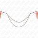 Foto 0: KINK - NIPPLE CLAMPS WITH 2 THIN CHAINS SILVER 20/23 CM