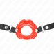 Foto 2: KINK - LIP 8 CM GAG WITH RED LEATHERETTE STRAP 63 x 2 CM ADJUSTABLE 39-58 CM
