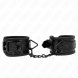 Foto 0:  KINK - DIAMOND PATTERN WRIST RESTRAINTS PRETO ADJUSTABLE 17-26 CM X 5.5 CM