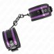 Foto 1:  KINK - NEOPRENE WRIST RESTRAINTS LIGHT ROXO AJUSTABLE 21-28 CM X 5 CM