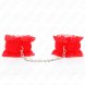 Foto 0:  KINK - LACE ELASTIC WRIST RESTRAINTS VERMELHO
