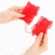 Foto 3:  KINK - LACE ELASTIC WRIST RESTRAINTS VERMELHO