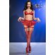Foto 6: CONJUNTO DE TR�S PE�AS CHILIROSE - CR 4716 VERMELHO S