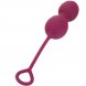 Foto 4: OVO VIBRAT�RIO COM CONTROLO REMOTO ARMONY - BLOSSOMS VAGINAL DUMBBELL VIBRA��O 10 VIBRA��ES DARK VERMELHO