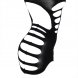 Foto 4: CATSUIT SUBBLIME - 952266 LONG SLEEVE ELASTIC FISHNET PRETO ONE SIZE