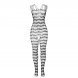Foto 3: CATSUIT SUBBLIME - 951696 FISHNET CROTCHLESS COM STRAPS ON THE SHOULDERS PRETO ONE SIZE