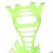Foto 5: SUBBLIME - 952280 GREEN LONG SLEEVE ELASTIC FISHNET BODYSTOCKING ONE SIZE