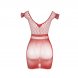Foto 4: SUBBLIME - 951924 SHORT RED CROCHET GRILL DRESS ONE SIZE