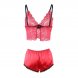 Foto 5: CONJUNTO SUBBLIME - 953898 SILK E LACE NIGHTGOWN + CUECAS VERMELHO S/M