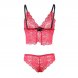 Foto 7: CONJUNTO SUBBLIME - 953898 SILK E LACE NIGHTGOWN + CUECAS VERMELHO S/M