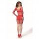 Foto 1: CATSUIT PASSION - BS 105 VERMELHO ONE SIZE