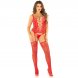 Foto 0: CONJUNTO LEG AVENUE - CAMIGARTER + STOCKINGS + TANGA VERMELHO ONE SIZE