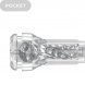 Foto 4: MASTURBADOR KIIROO - FEEL POCKET STROKER CRYSTAL BY KIIROO TRANSPARENTE