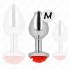 Foto 1: PLUG KINK - ANAL ROSE VERMELHO TAMANHO M