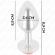 Foto 3: PLUG KINK - ANAL ROSE VERMELHO TAMANHO M