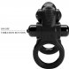 Foto 4: ANEL VIBRAT�RIO PRETTY LOVE - PASSIONATE RING DOUBLE + CLITORIS STIMULATOR PRETO