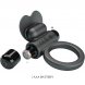 Foto 5: ANEL VIBRAT�RIO PRETTY LOVE - DEBONAIRE RABBIT 10 VIBRA��ES PRETO
