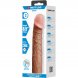 Foto 4: PRETTY LOVE - DEREK PENIS SLEEVE WITH 7.6 CM EXTENSION MULATO