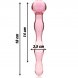 Foto 1: NEBULA SERIES BY IBIZA - MODEL 13 DILDO BOROSILICATE GLASS PINK 18 CM -O- 3.5 CM