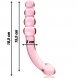 Foto 1: NEBULA SERIES BY IBIZA - MODEL 14 DILDO BOROSILICATE GLASS PINK 18.5 CM -O- 3 CM