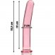 Foto 1: NEBULA SERIES BY IBIZA - MODEL 17 DILDO BOROSILICATE GLASS PINK 18.5 CM -O- 3 CM