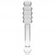 Foto 2: NEBULA SERIES BY IBIZA - MODEL 20 DILDO BOROSILICATE GLASS CLEAR 20.5 CM -O- 3 CM
